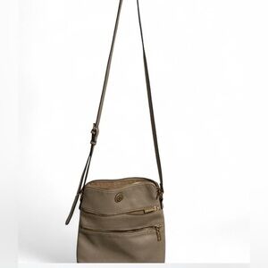 Anne Klein Taupe Crossbody Bag